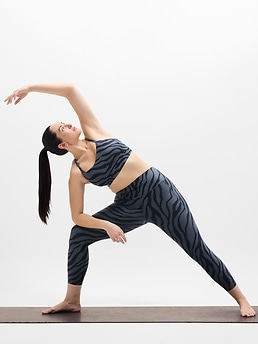 Salutation Stash High Rise 7/8 Legging - Gray - image 4