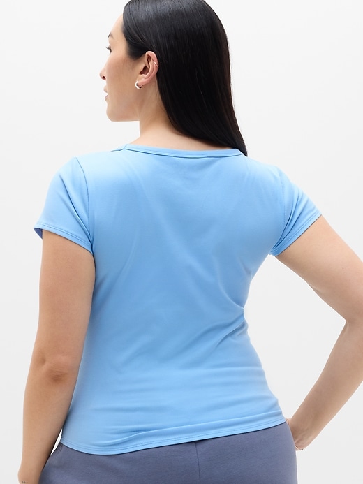 Image number 5 showing, Signature Rib Scoop Tee