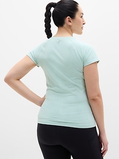 Athleta Momentum Flex Tee - Green (Current)