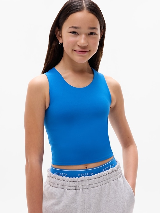 Image number 1 showing, Athleta Girl Cloud Longline Bra