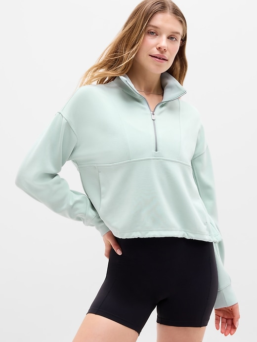 Image number 1 showing, Seasoft Rib 1/4 Zip Popover