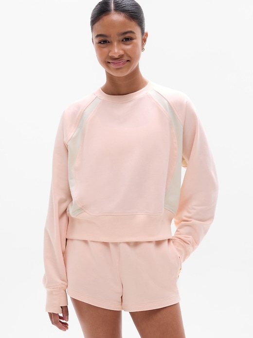 Image number 1 showing, Athleta Girl All Day Crewneck Sweatshirt