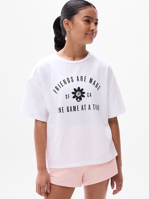 Image number 1 showing, Athleta Girl Right Moves Slouchy Tee