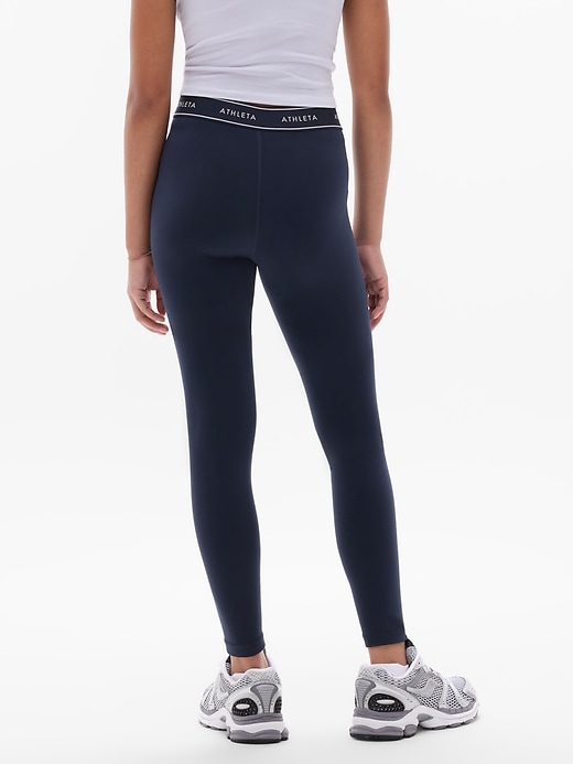 Image number 3 showing, Athleta Girl High Rise Chit Chat Logo Legging