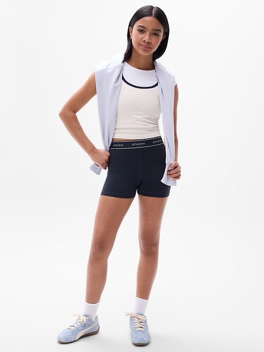 Image number 2 showing, Athleta Girl Chit Chat Logo Short