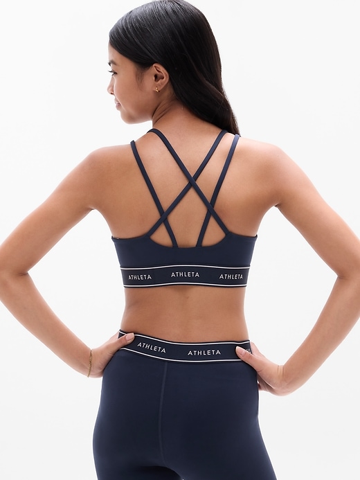 Image number 2 showing, Athleta Girl High Speed Logo Bra