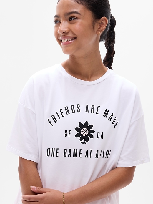 Image number 4 showing, Athleta Girl Right Moves Slouchy Tee