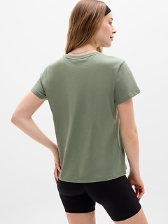 Athleta Favorite Cotton Classic Tee - Green (Cacti)