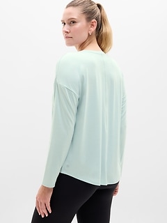 Athleta Move With Ease Top - Green (Current)