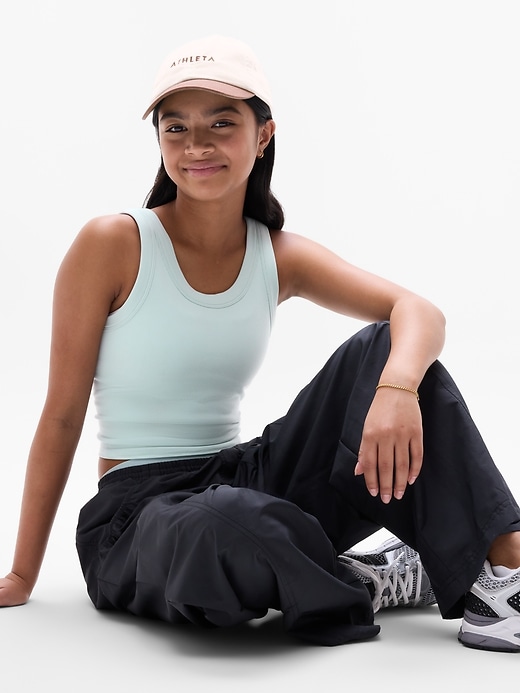 Image number 2 showing, Athleta Girl Rise Above Rib Scoop Tank