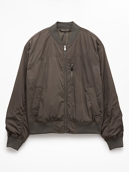 Athleta Citybound Bomber - Green (Mountain Olive)