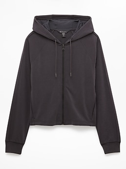 Athleta Seasoft Full Zip - Black (Black)