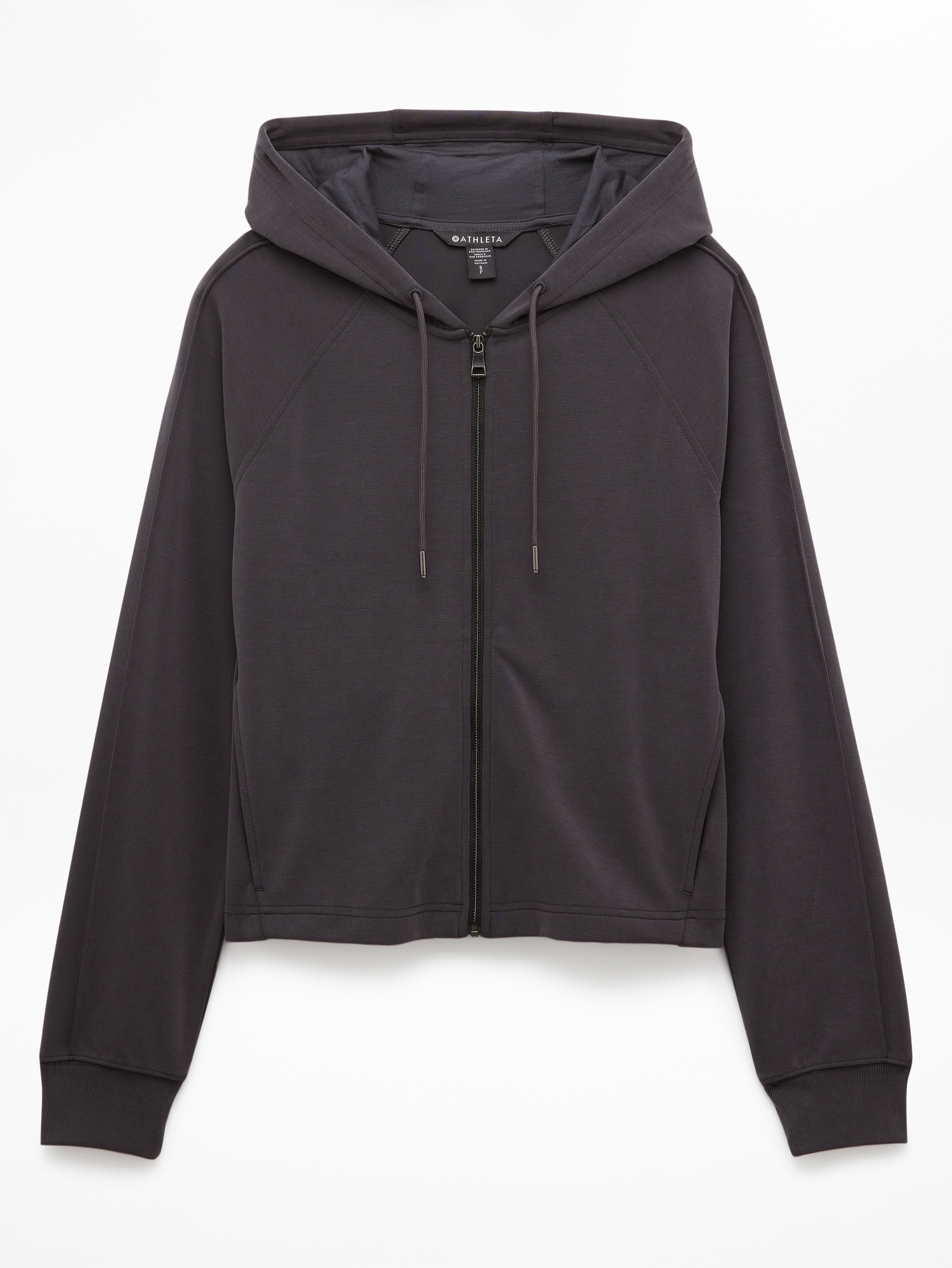 Athleta Seasoft Full Zip - Black (Black)