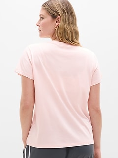 Athleta Favorite Cotton Classic Tee - Pink (Pink Sand)