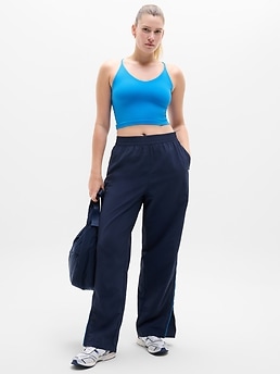 Transcend Thin Strap Crop Bra - Blue - image 4