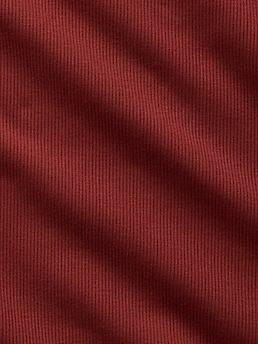 Signature Rib Scoop Tee - Orange - image 4