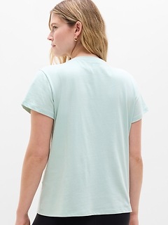 Athleta Favorite Cotton Classic Tee - Green (Current)