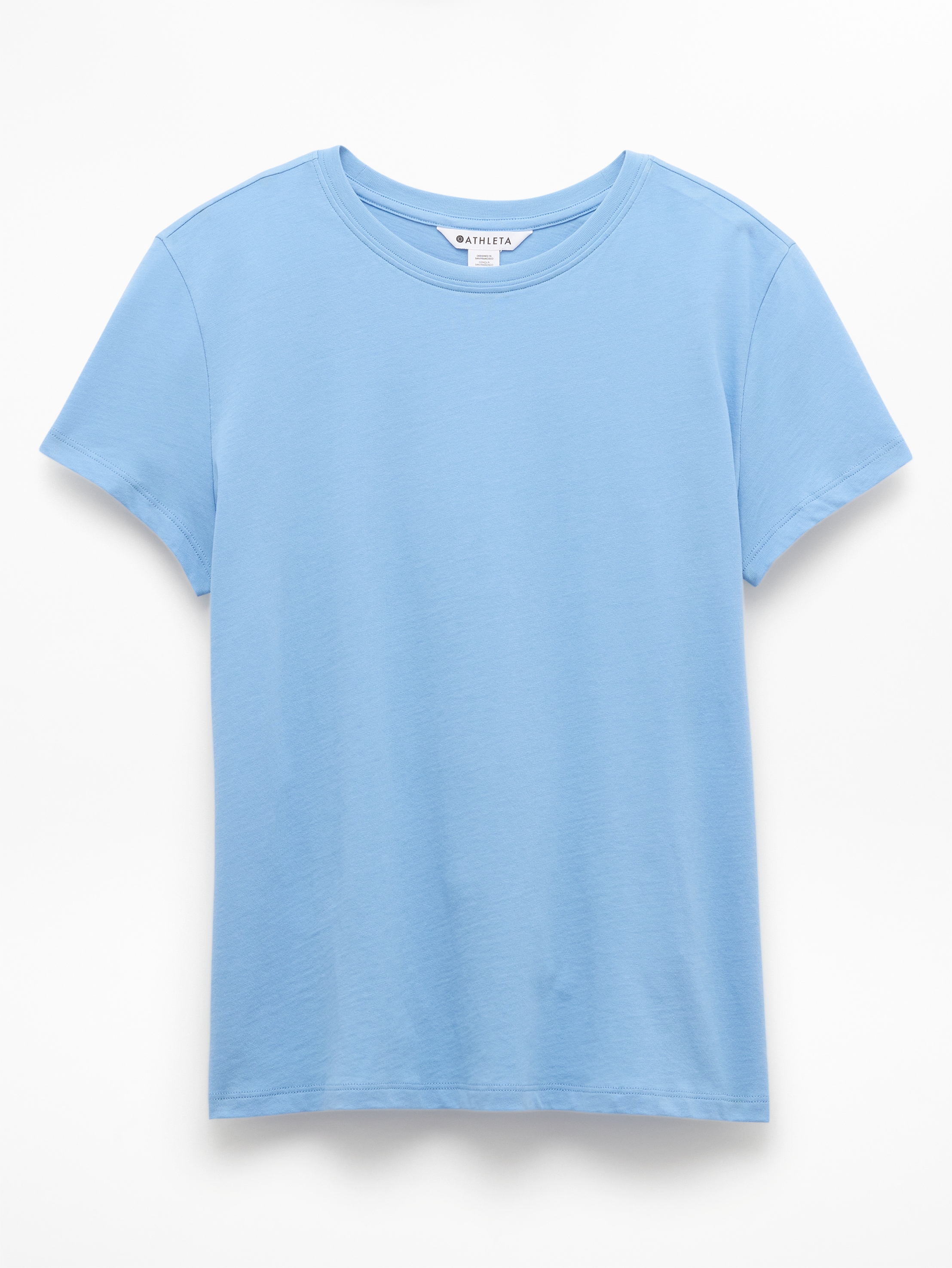 Athleta Favorite Cotton Classic Tee - Blue (Breeze)