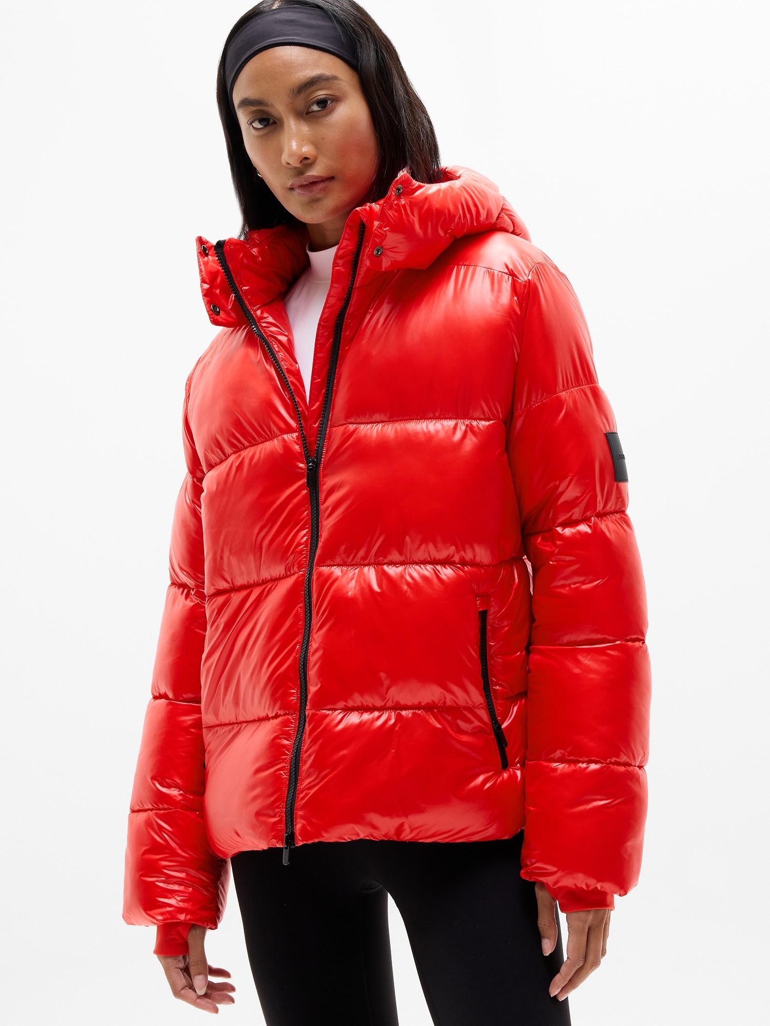 Down Puffer Jacket With Hood | Athleta