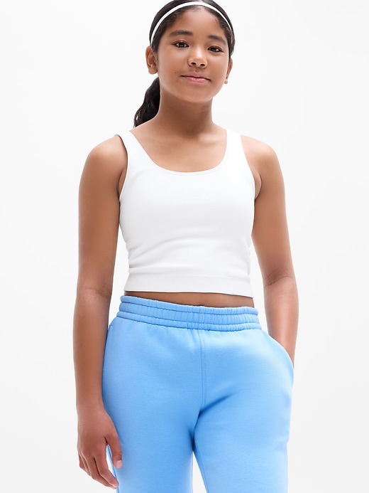 Athleta Girl Rise Above Rib Crop Tank