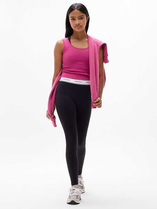 Image number 2 showing, Athleta Girl High Rise Logo Chit Chat Legging