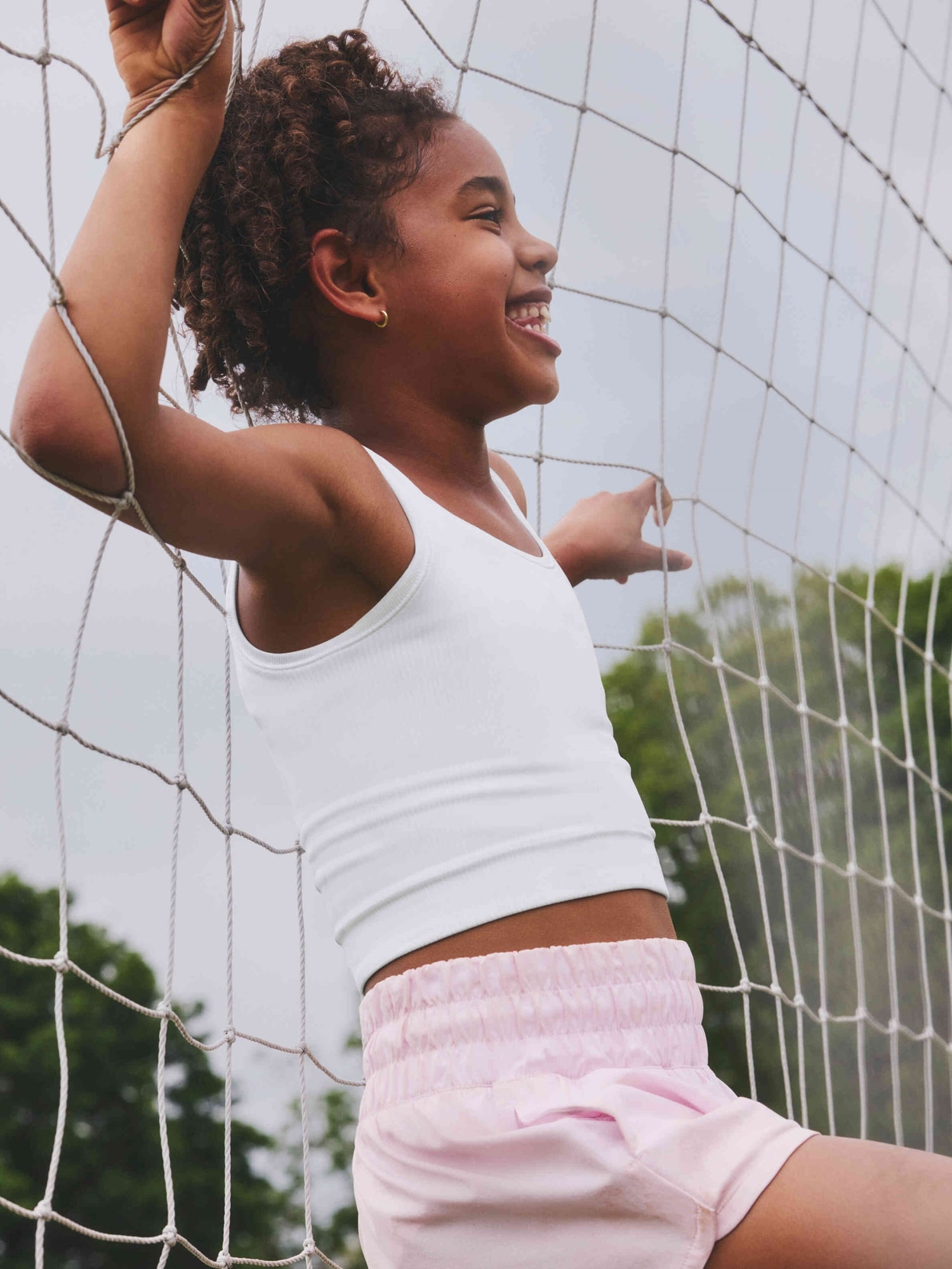 Athleta Girl Rise Above Rib Crop Tank