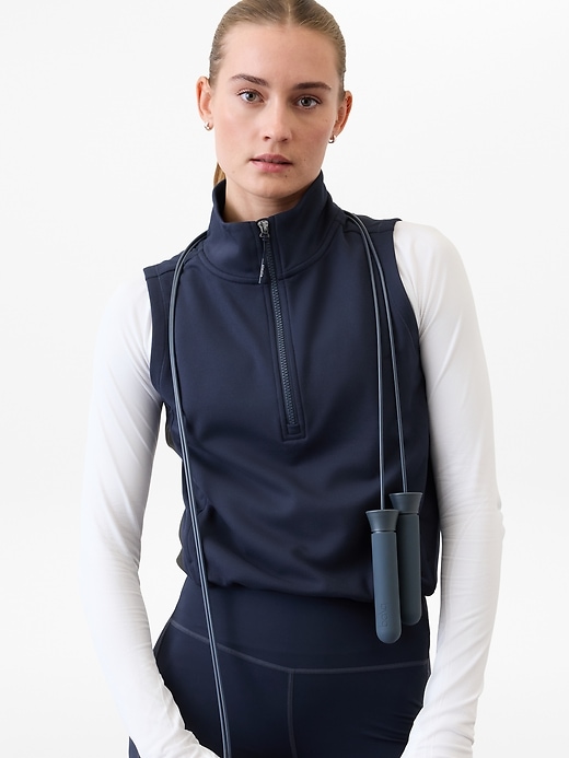 Image number 2 showing, Unstoppable 1/2 Zip Cropped Vest