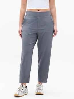 Brooklyn Mid Rise Ankle Pant - Gray - image 2