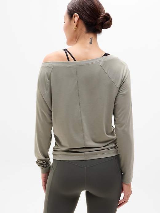 Image number 3 showing, Move With Ease Off The Shoulder Top