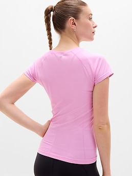 Momentum Flex Tee - Pink - image 3