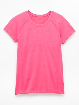 Athleta Momentum Flex Tee - Pink (Cerise Heather)