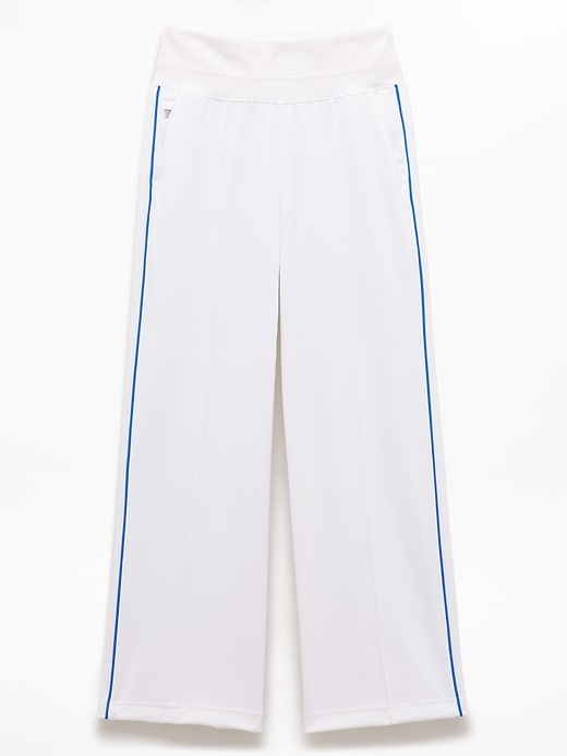 Image number 7 showing, Venice High Rise Track Stripe Wide Leg Pant
