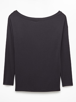Athleta Move With Ease Off The Shoulder Top - Black (Black)