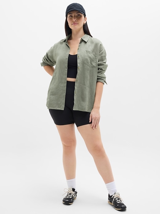 Image number 4 showing, Retreat Linen Top