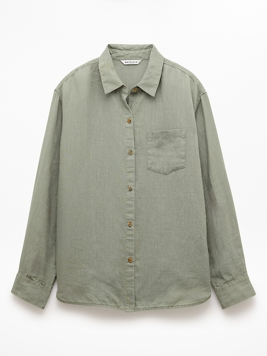 Image number 6 showing, Retreat Linen Top