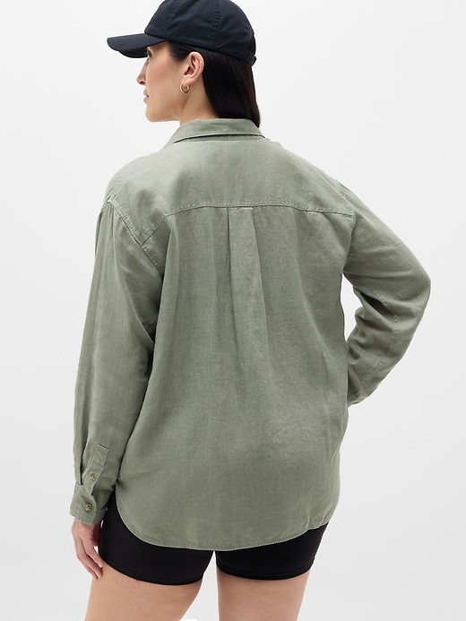 Image number 5 showing, Retreat Linen Top