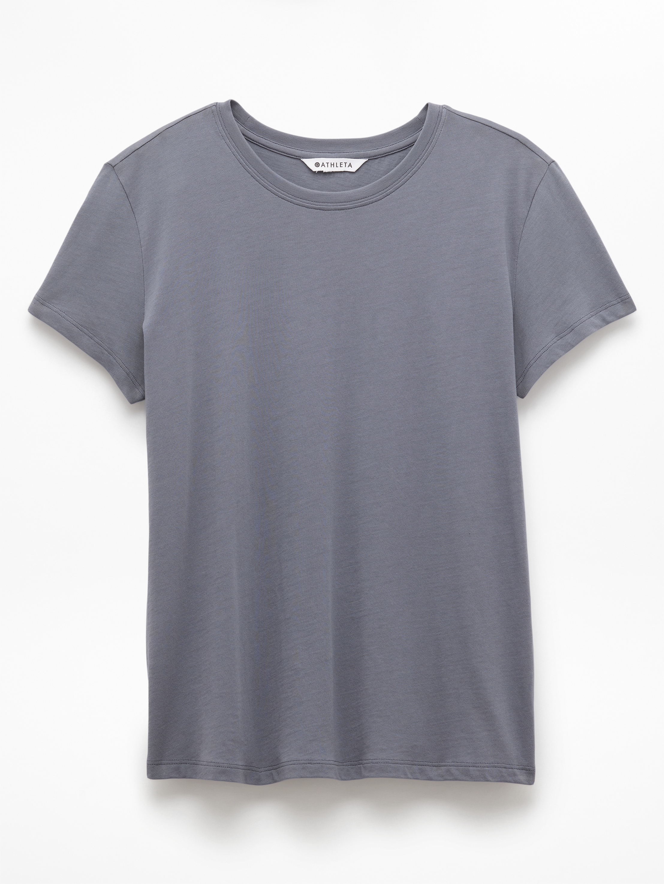 Athleta Favorite Cotton Classic Tee - Gray (Slate)