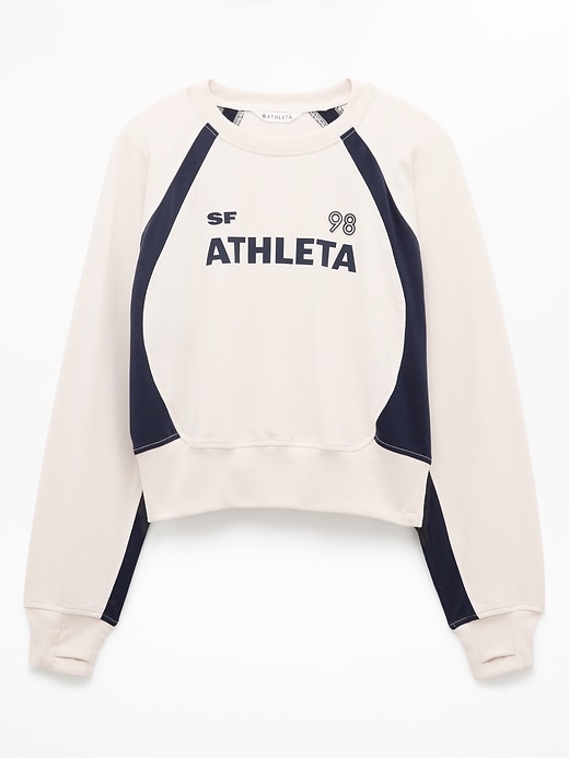 Image number 5 showing, Athleta Girl All Day Crewneck Sweatshirt