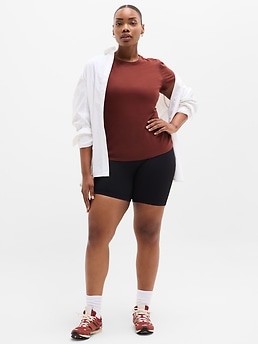 Foundation Slim Tee - Orange - image 4
