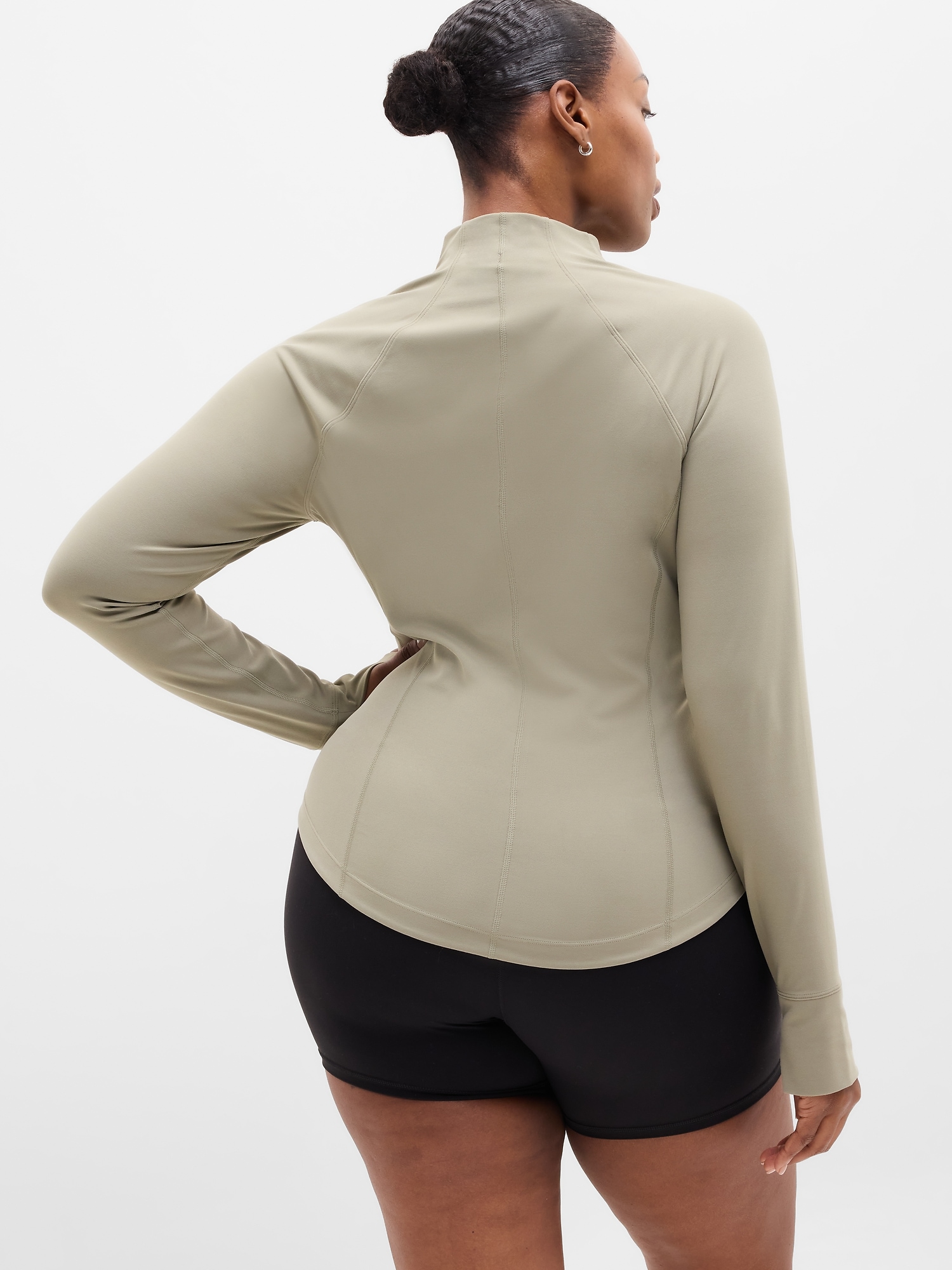 Athleta Salutation Jacket - Green (Willow)