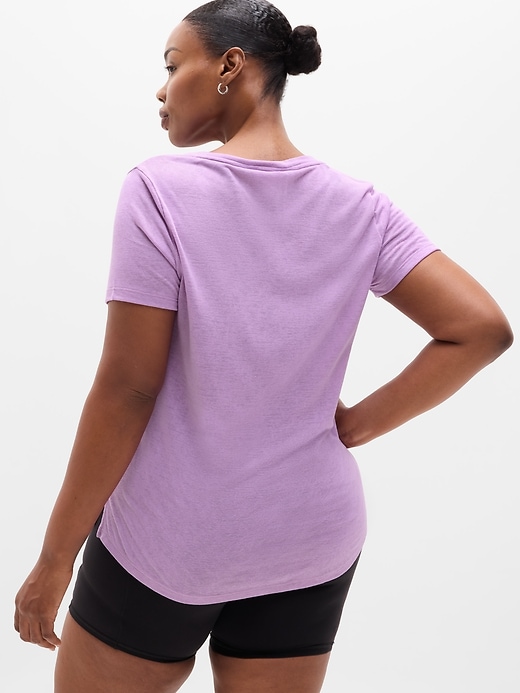 Image number 6 showing, Breezy Scoop V-Neck Tee