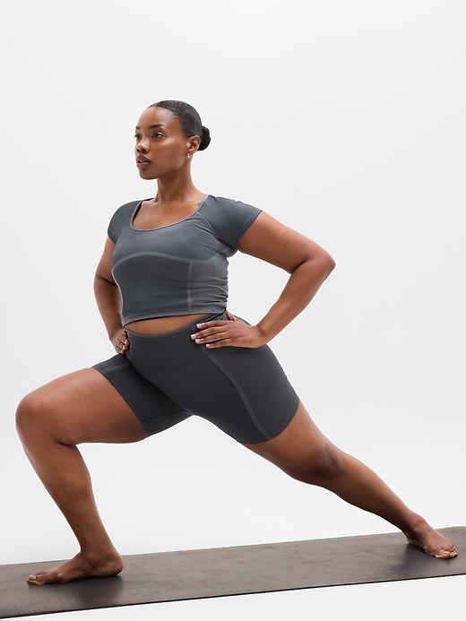 Image number 5 showing, Recharge Seamless Open Back Tee