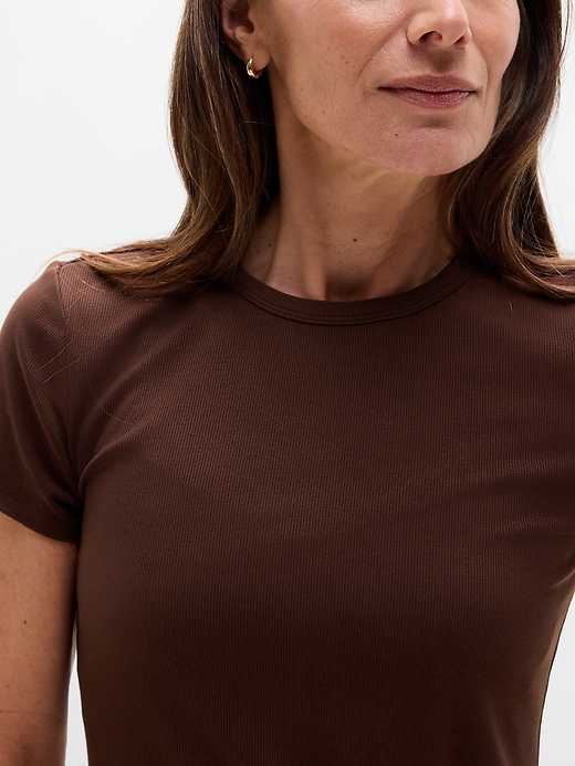 Image number 2 showing, Signature Rib Tee Dress