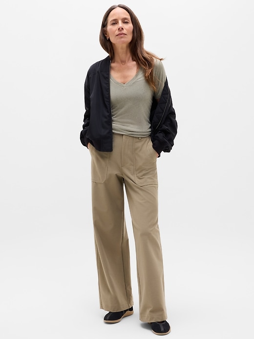 Image number 2 showing, Breezy Scoop V-Neck Tee