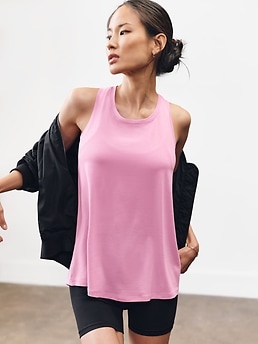 Athleta Move With Ease Tank - Pink (Waterlily)