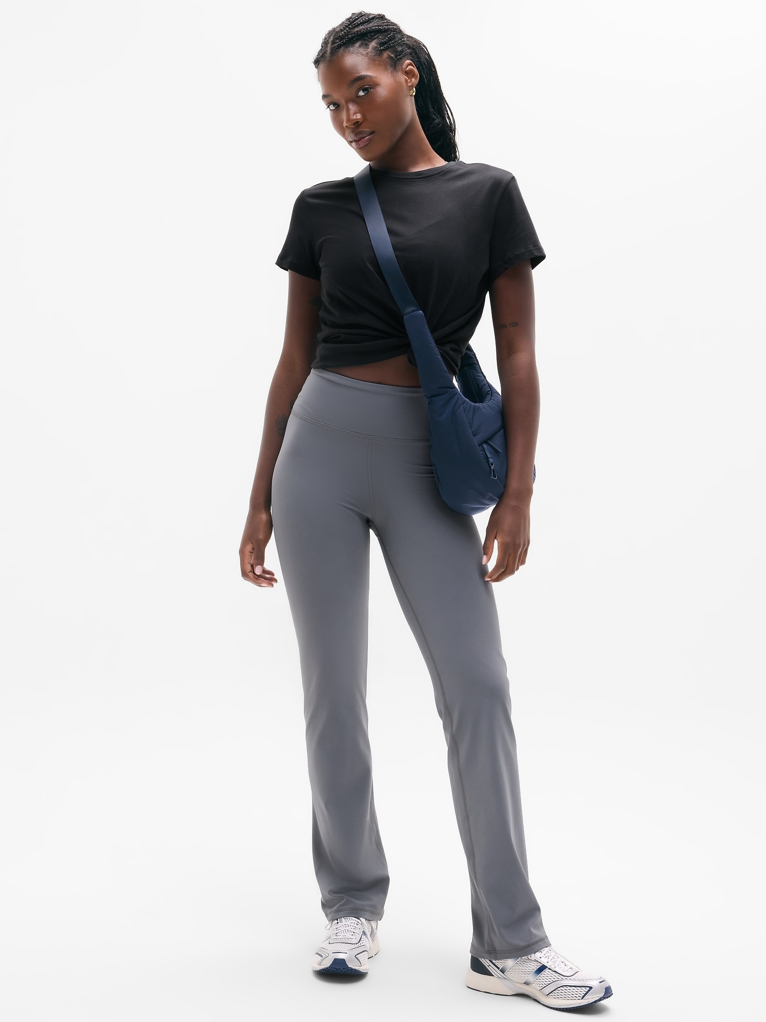 Elation Ultra High Rise Straight Leg Pant - Gray - image 2