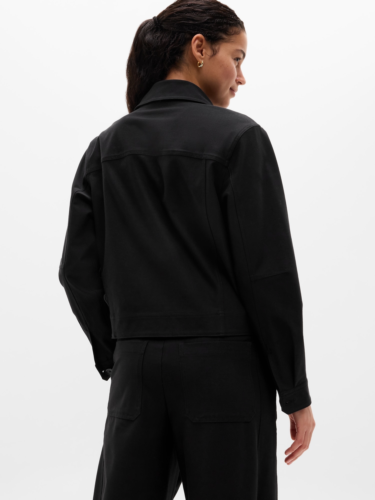 Женская куртка Athleta Skyline Chore, цвет: Чёрный — фото 3