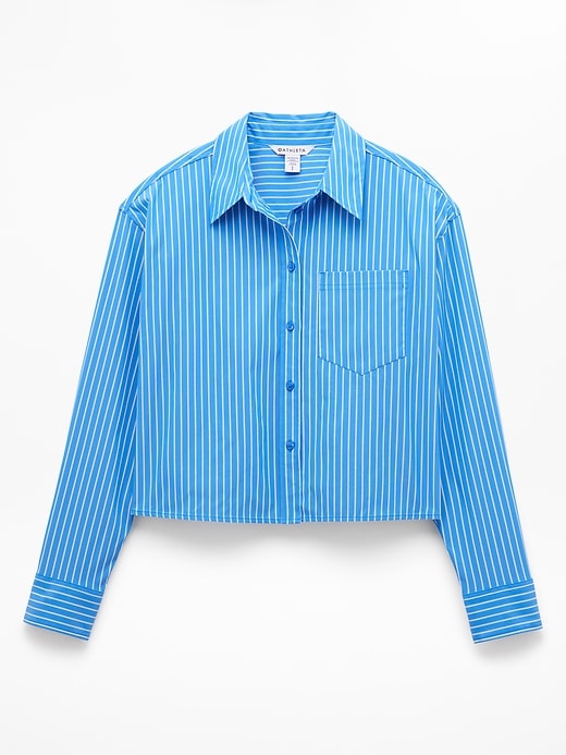 Image number 6 showing, Midday Cropped Poplin Shirt