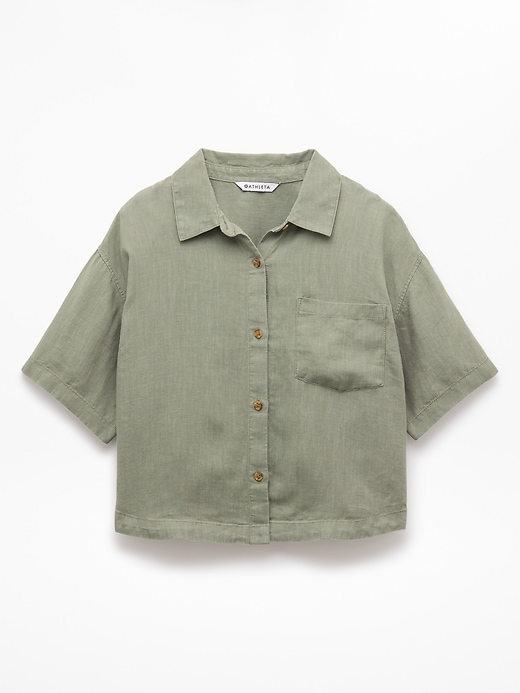 Image number 7 showing, Retreat Linen Short Sleeve Shirt