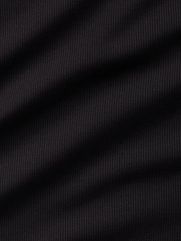 Signature Rib Scoop Tee - Black - image 4